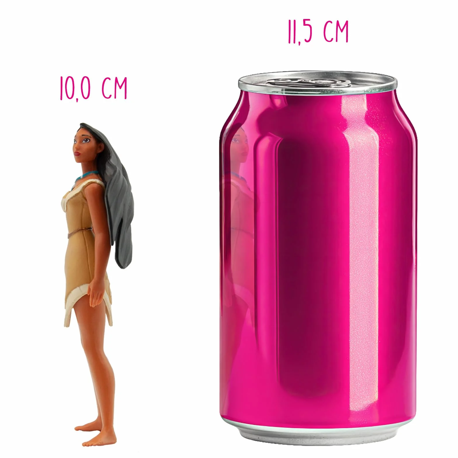 Bullyland 11355 - Figurka do zabawy Pocahontas od Walta Disneya Pocahontas, ok. 10 cm, wierne odwzorowanie szczegółów, idealna jako figurka na tort i drobny prezent dla dzieci od 3 roku życia