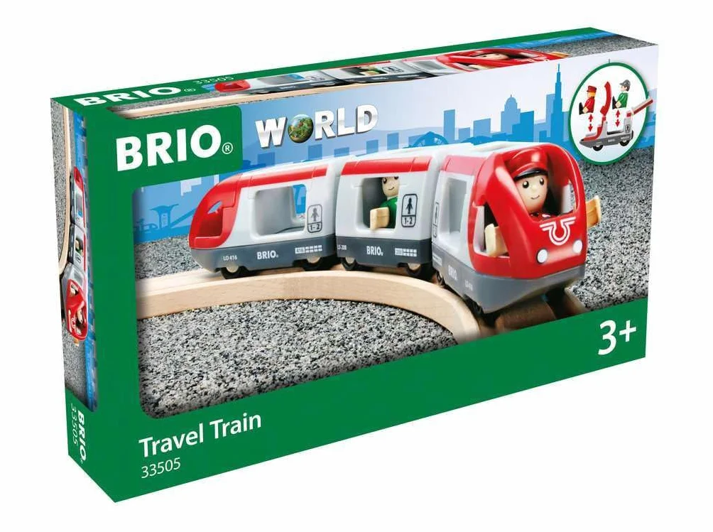 BRIO Bahn 33505 - czerwony pociąg podróżny
