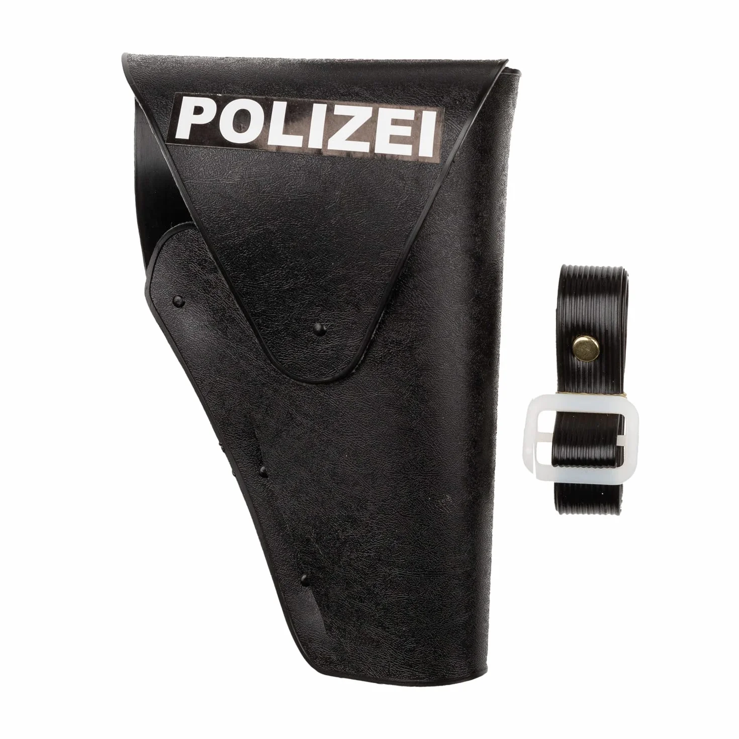 Idena 8040007 - Zestaw policyjny, pistolet, kabura i kajdanki, zestaw zabawowy, impreza tematyczna, karnawał
