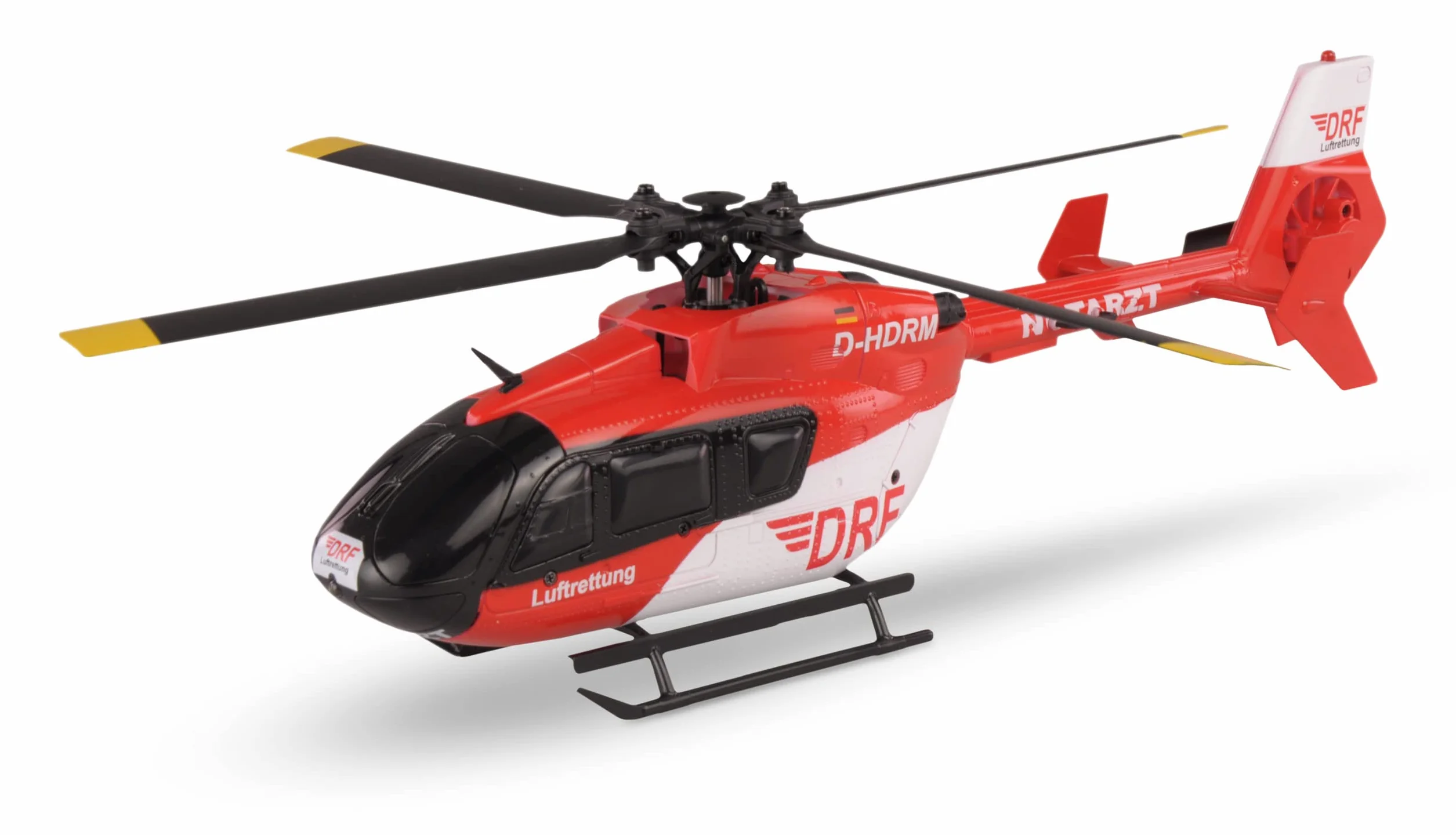 Amewi 25327 AFX-135 DRF 4-kanałowy helikopter 6G 2,4 GHz RTF, czerwony/biały
