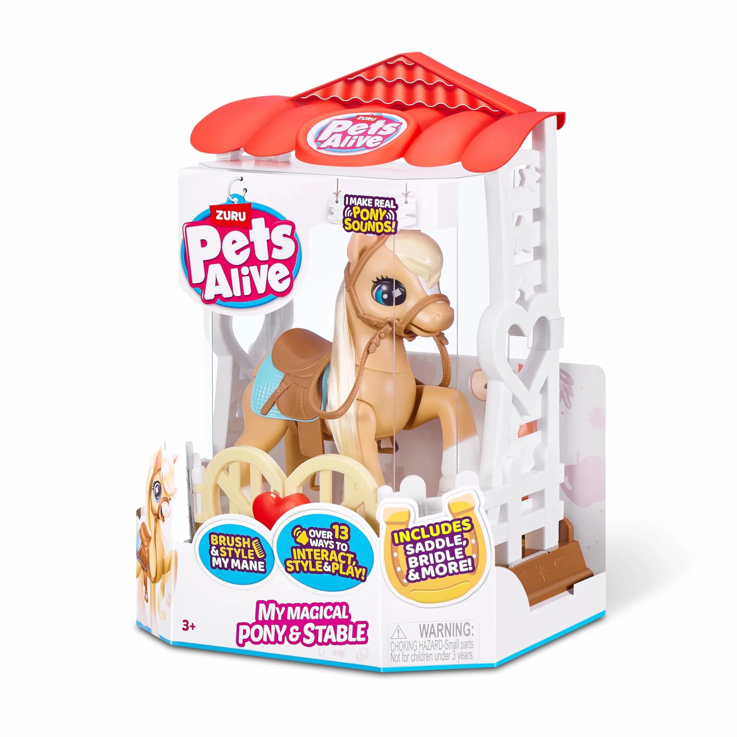 Pets Alive My Magical Pony i stabilny interaktywny robot zabawkowy zasilany baterią od ZURU