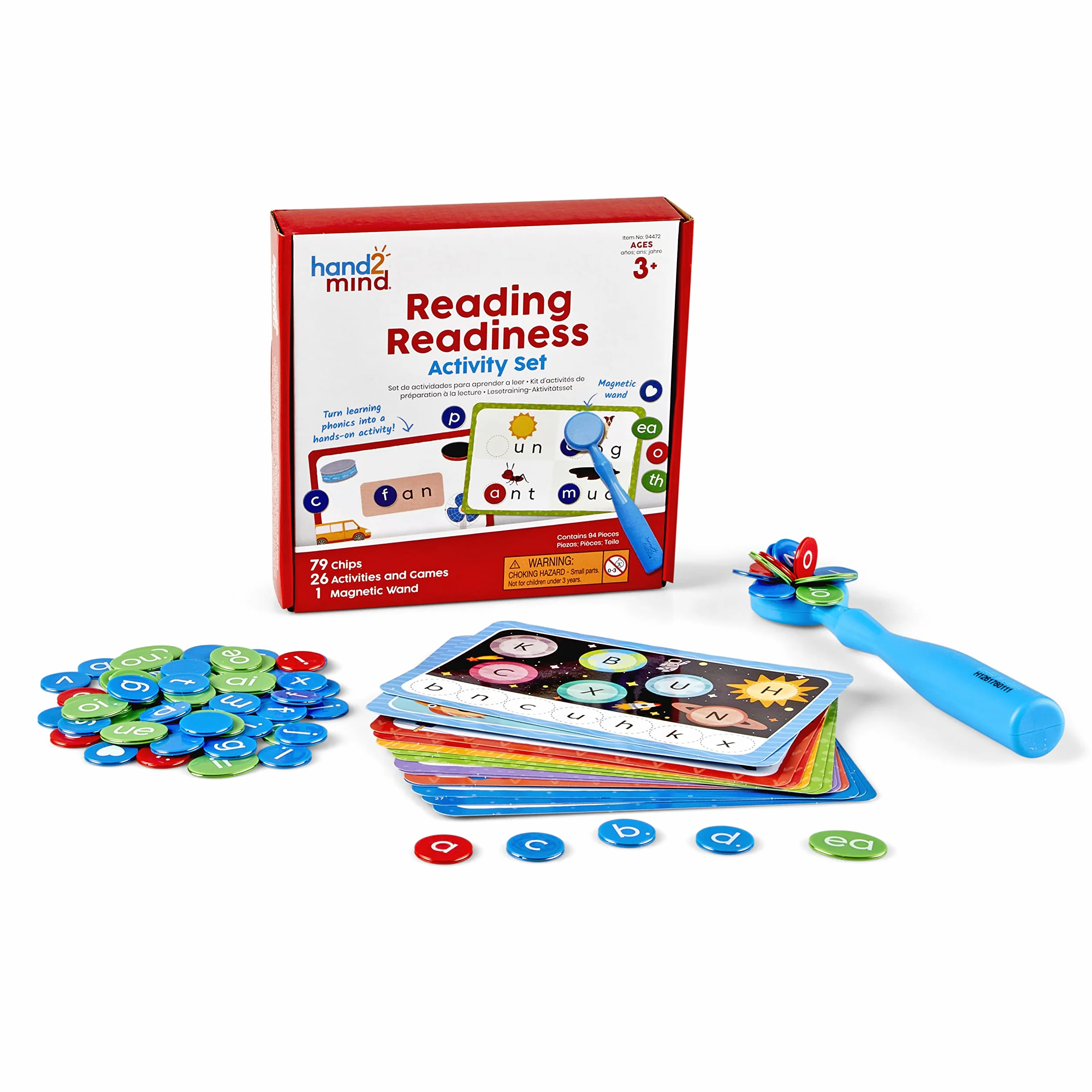 Learning Resources hand2mind Czytanie Gotowość Aktywność 94-Kawałeks Zestaw do Zabawy