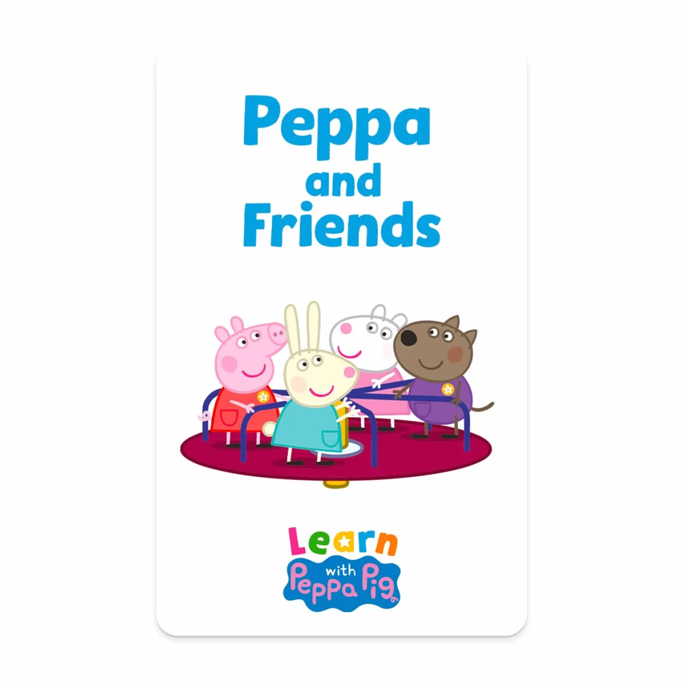 Yoto: Ucz się z Peppa - Peppa i przyjaciele w języku angielskim. Dziecięce opowieści audio bez ekranu z zabawnymi historiami do zabawy, spania lub podróży. Karta kompatybilna z odtwarzaczem i mini