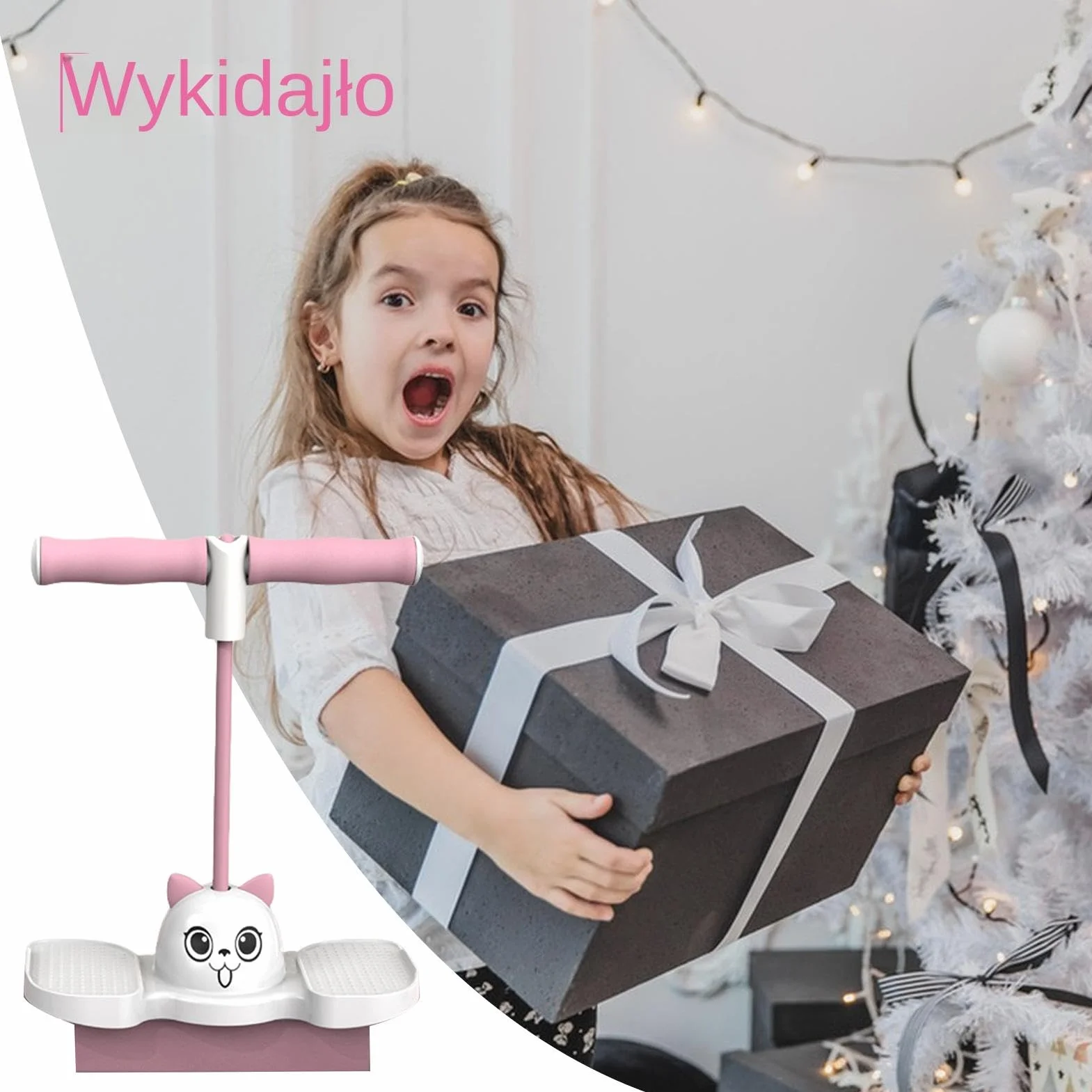 Balance Bounce dla dzieci, zabawka do skakania dla dzieci | Zabawka treningowa do skakania z pi?k? | Uroczy skoczek do skakania, antypo?lizgowa zabawka do skakania, zabawka szkoleniowa do