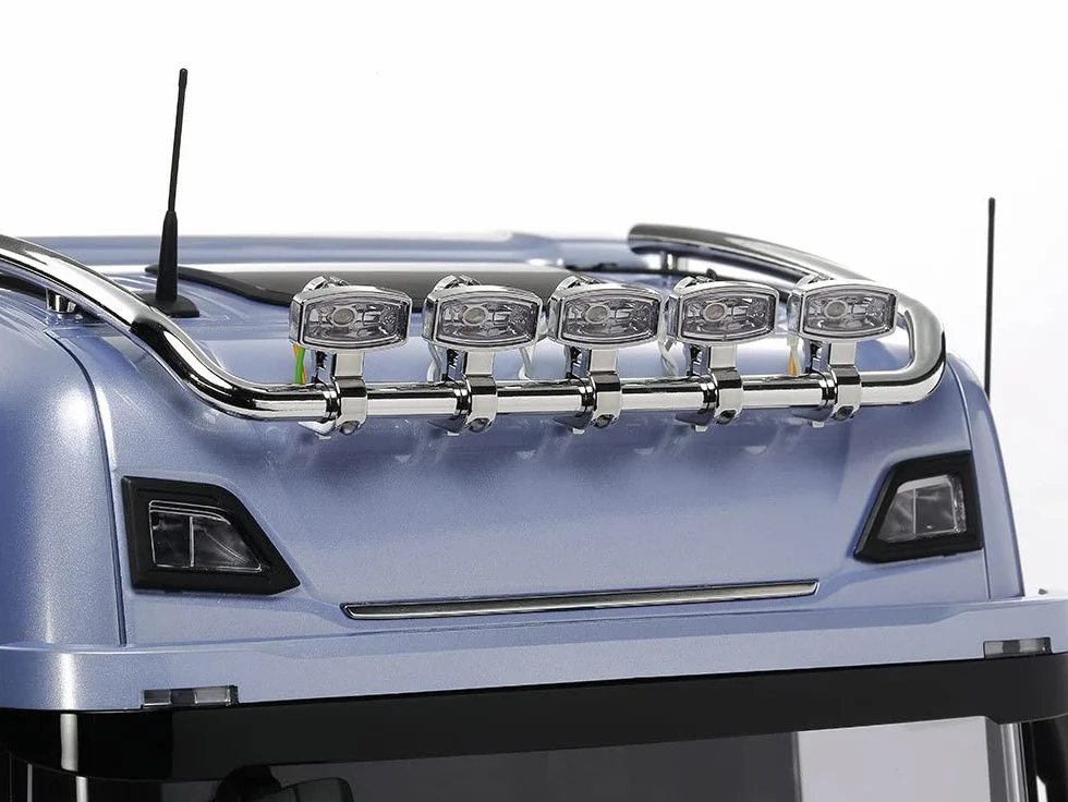 Tamiya 56368 1:14 RC Scania 770 S 6x4 - zestaw do montażu, ciężarówka RC, zdalnie sterowana, ciężarówka, zabawka konstrukcyjna, modelarstwo, majsterkowanie, nielakierowany