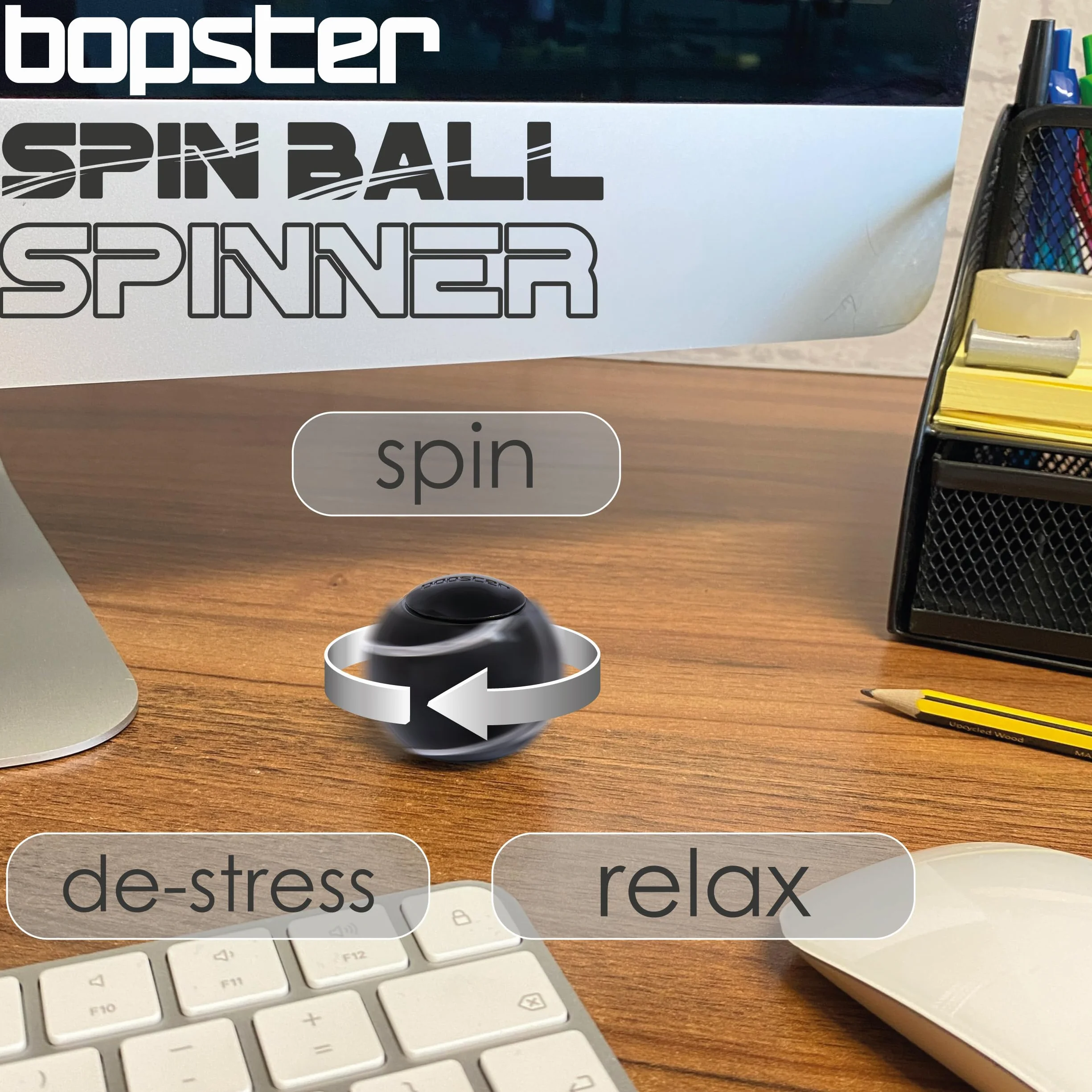 bopster Spin Ball - Black