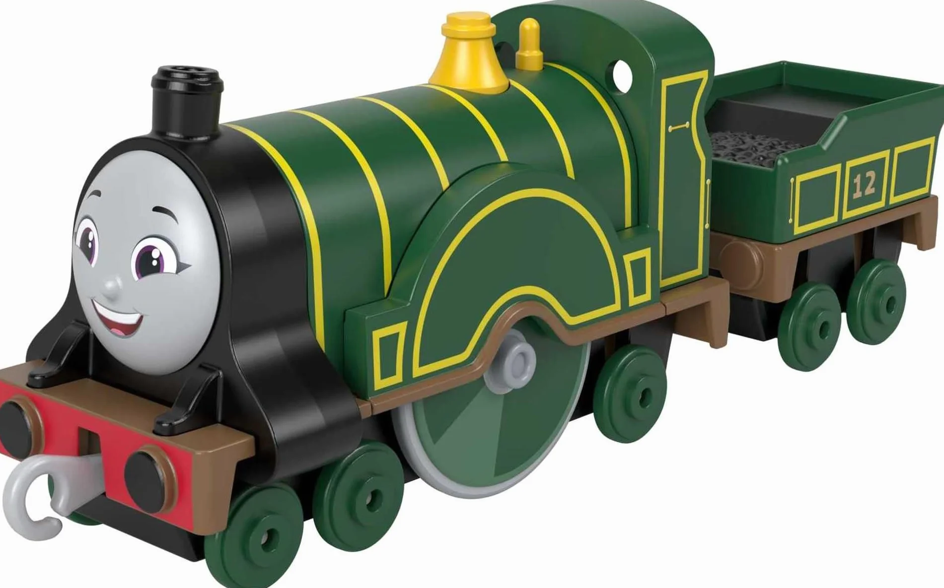 Thomas & Friends Emilka Metalowa lokomotywa do popychania dla przedszkolaków od 3 roku życia, HHN53