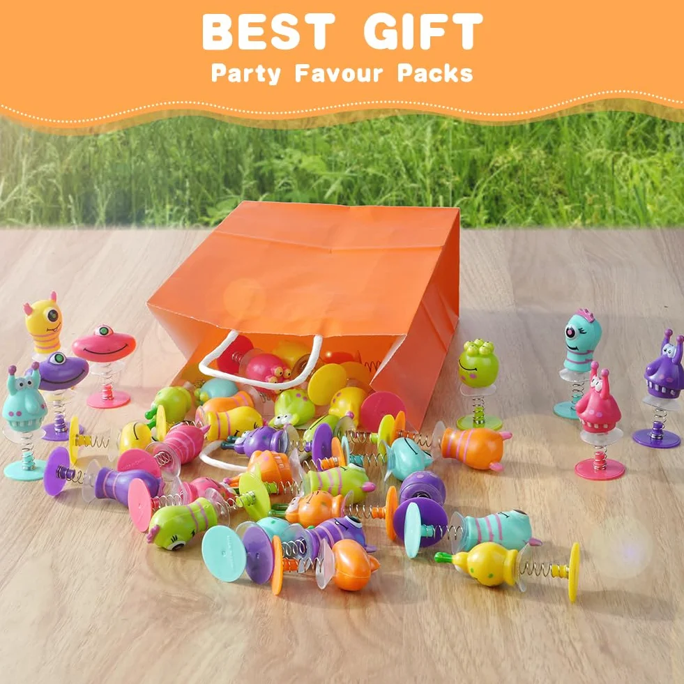 36 sztuk zabawek z potworami, zabawki do skakania dla dzieci, zestaw 6 różnych zabawek Jump Pop Up Monster Toys, zabawki, psotniaki potwór
