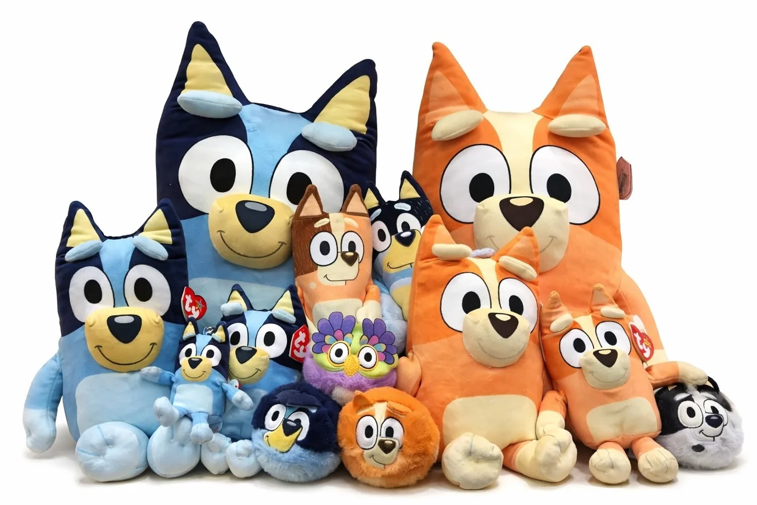 TY Bluey Bandit przytulanka dla dzieci, kolekcjonerska zabawka z pluszu, przytulanka dla niemowląt, oficjalna kolekcja Beanie Babies, przytulanki dla dzieci