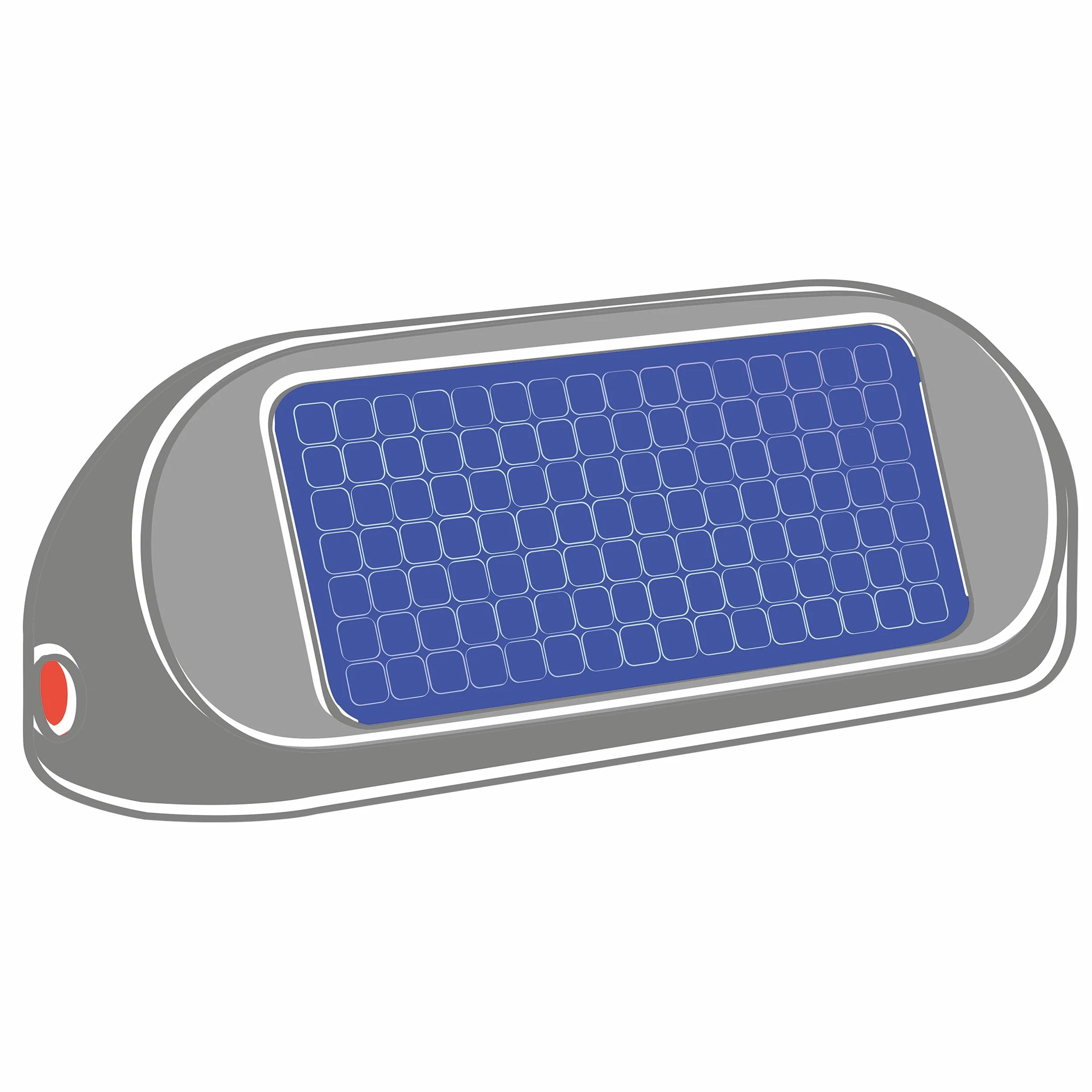 Smoby - Lampa solarna z uchwytem do noszenia – akcesoria do domku do zabawy, zdejmowana lampa, oświetlenie wewnętrzne lub zewnętrzne, 3 diody LED i ogniwo słoneczne, pasuje do większości domków do