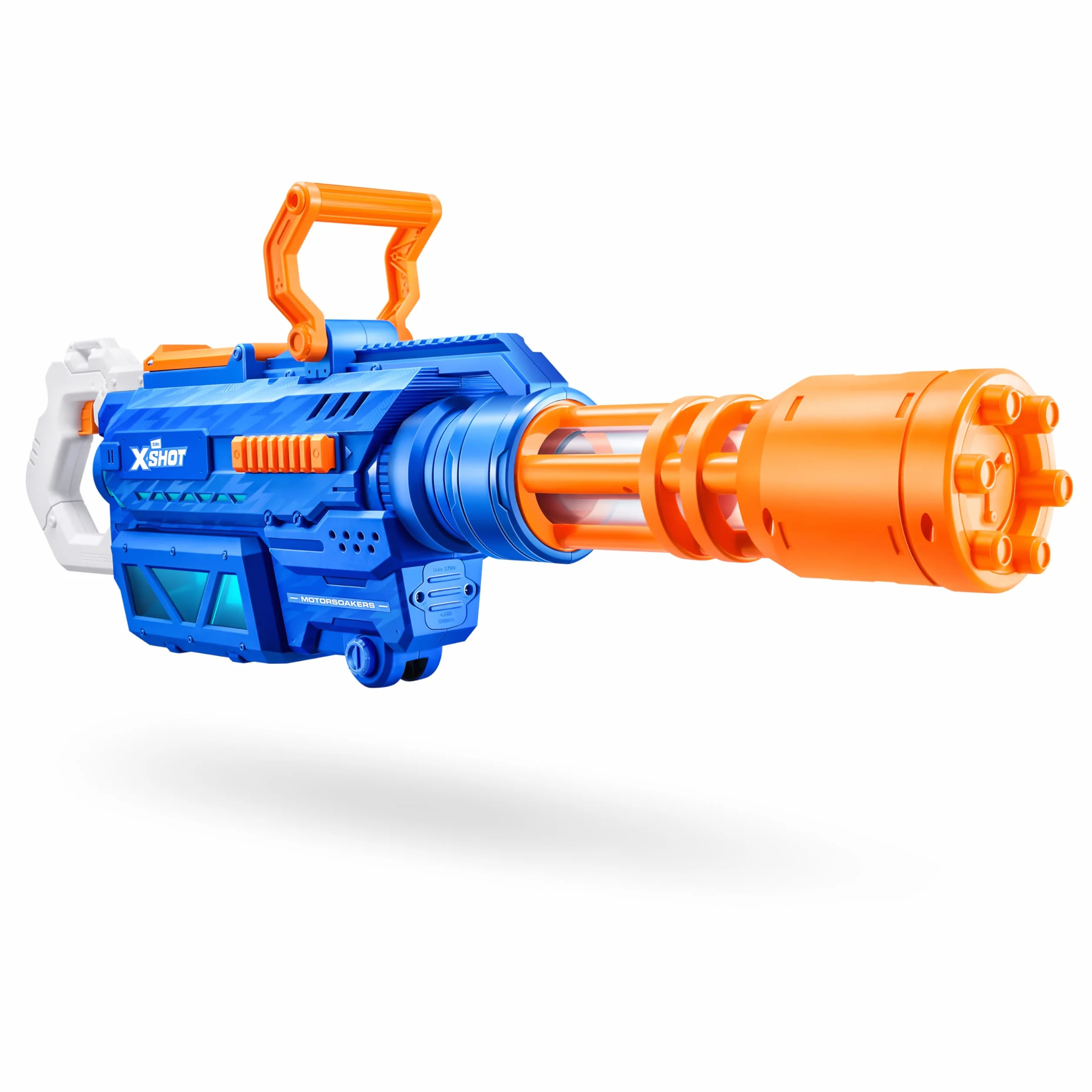 XSHOT Water Gatling Soaker ZURU zmotoryzowany blaster na wodę dla dzieci, letnia zabawka outdoorowa z akumulatorem do wielokrotnego ładowania i pojemności 1650 ml | zasięg 8 m pistoletu na wodę