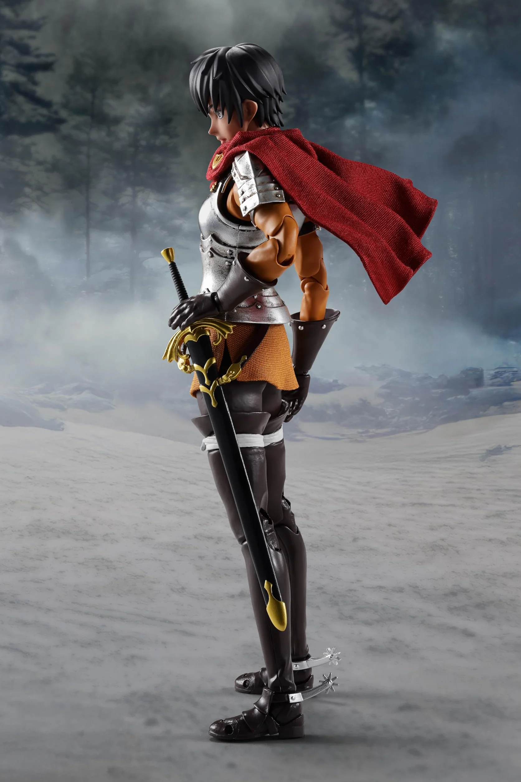 TAMASHII NATIONS S.H. Figuarts Berserk Caska (grupa jastrzębia), ok. 145 mm, PCW, ABS, tkanina, wstępnie pomalowana figurka