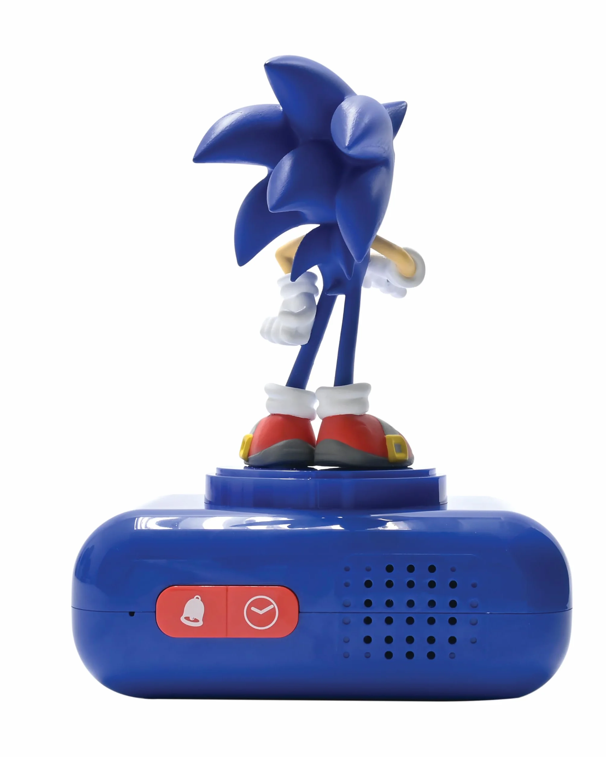 Lexibook, Sonic The Hedgehog, Budzik z Lampką Nocną Sonic, Dźwięki i Melodie, Podświetlany Ekran LCD, LuminoUS, Drzemka, Niebieski, RL800SN
