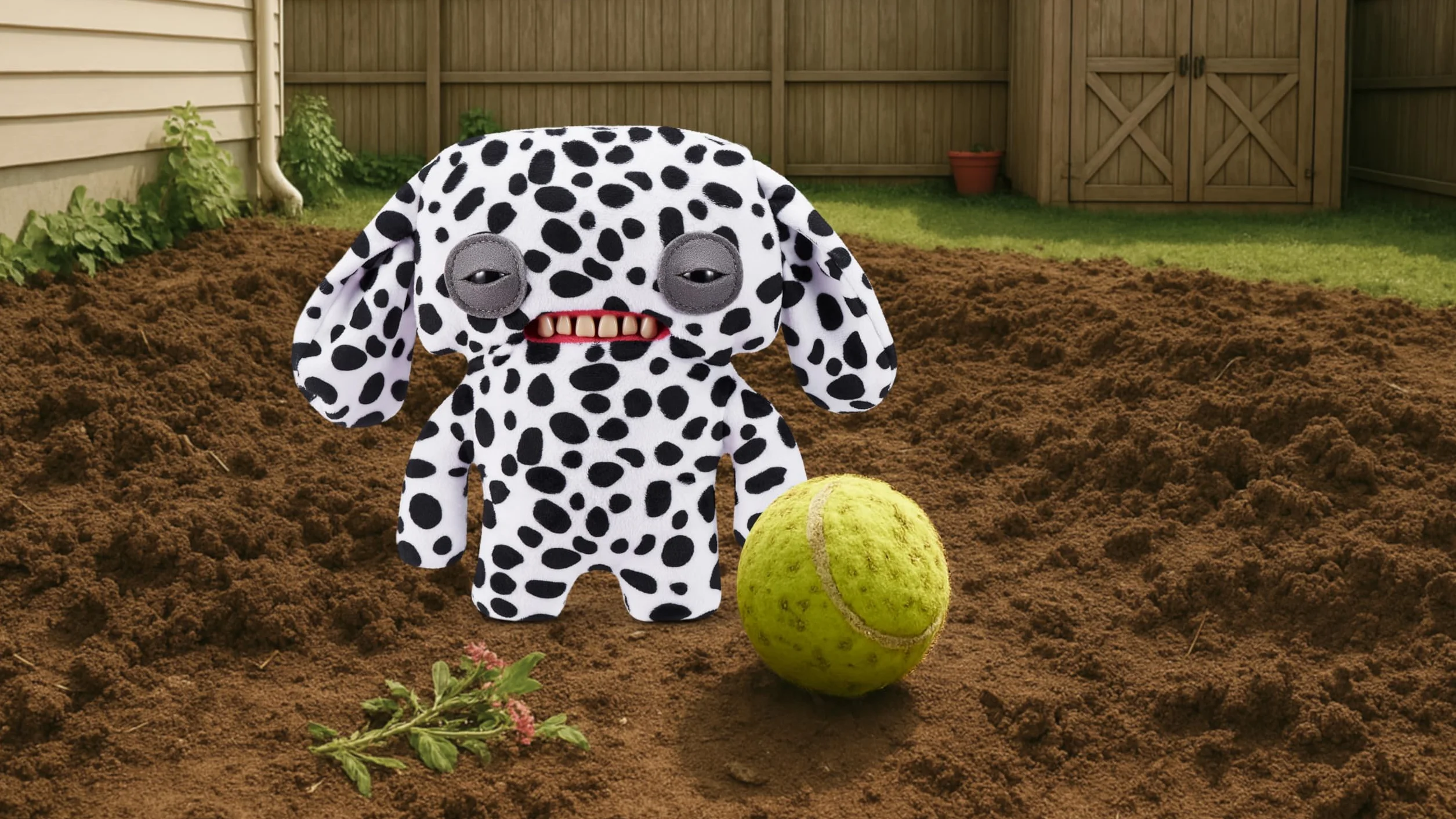 Fuggler -BUTT UGLY PETS 23 cm SERIA 1-PLUSH 2 PK(Annoyed Alien - Dalmatyńczyk i Oogah Boogah - Świnka morska)