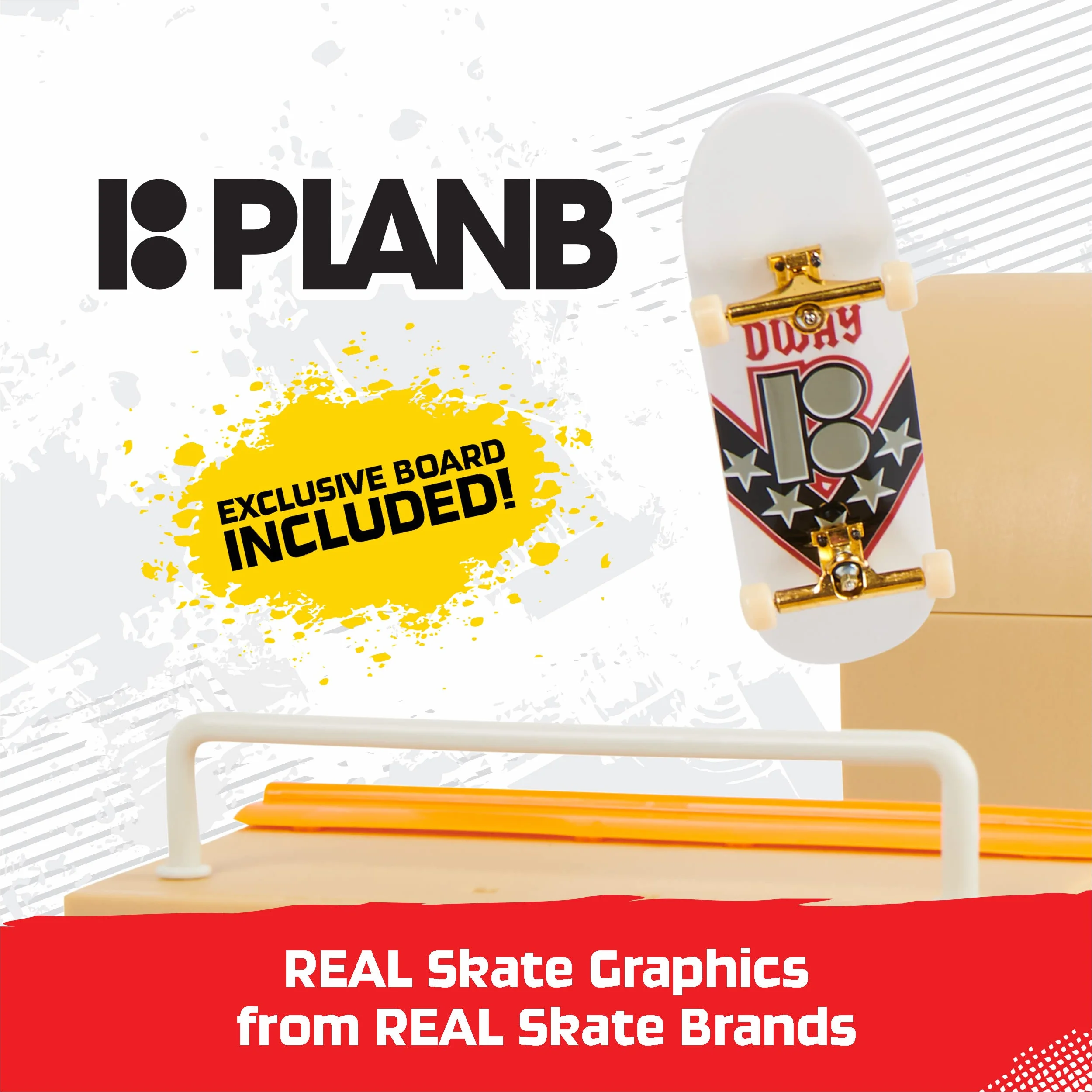 Tech Deck Mega Half Pipe Rampa Zabawkowa, Wielokolorowy, 30,48 x 7,95 x 22,86 cm
