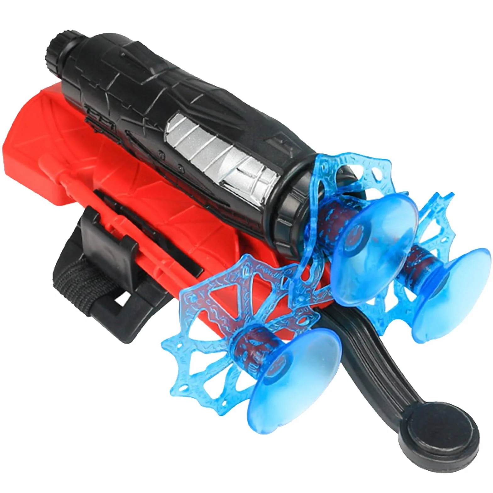 Zestaw 2 rękawiczek Launcher, rękawice Spider Launcher, rękawice Kids Spider Hero, zabawna zabawka edukacyjna, rekwizyt dla dzieci (opakowanie OOP -Bag)