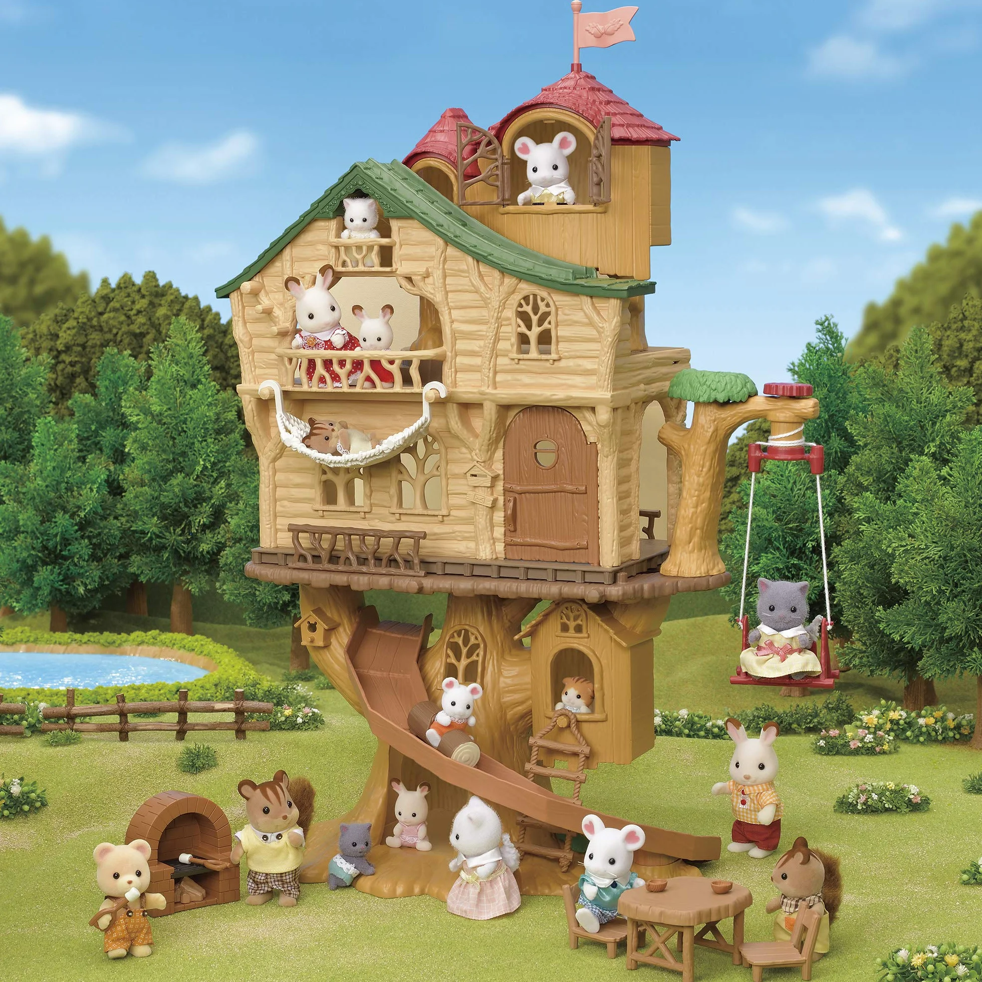 Sylvanian Families - 5494 - domek na drzewie przygody - SIOC