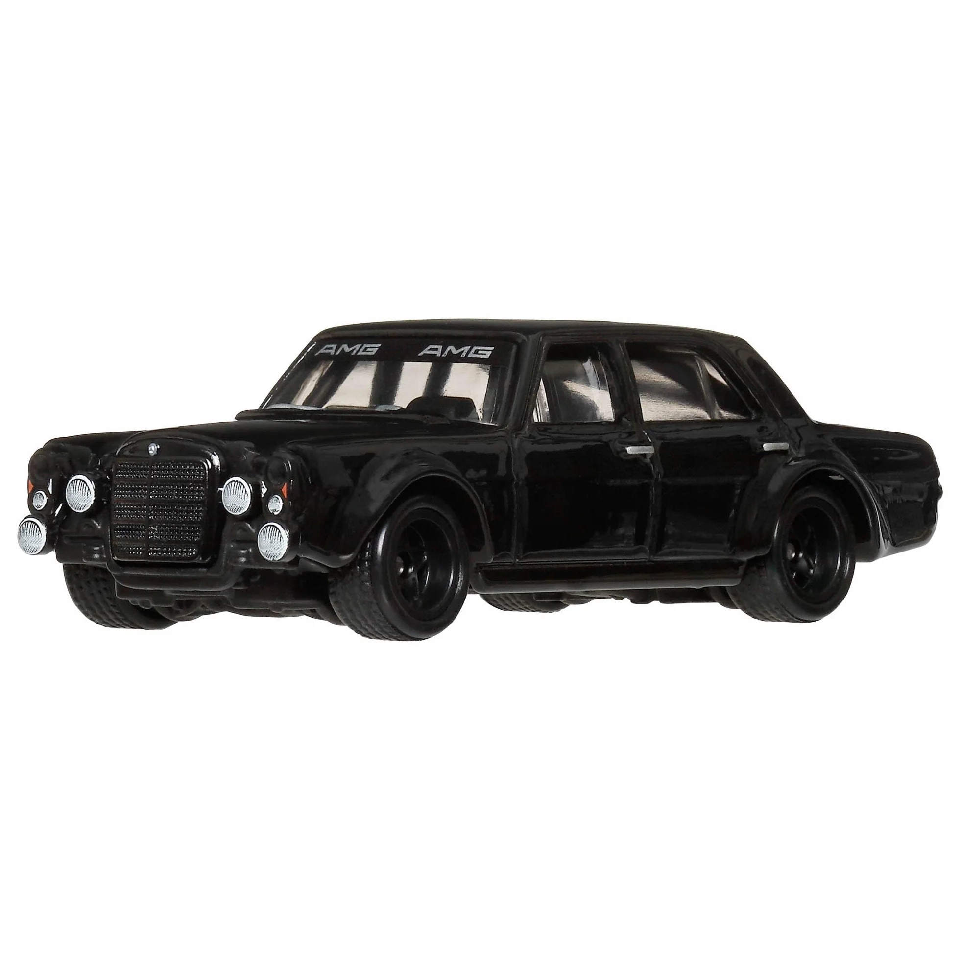 Hot Wheels Premium Car Culture Kultowe auta Samochodzik Mercedes-Benz 300 SEL 6.8 AMG, metalowe auto w skali 1:64, opony Real Riders, samochód zabawka dla dzieci 3+ i kolekcjonerów, JKF20