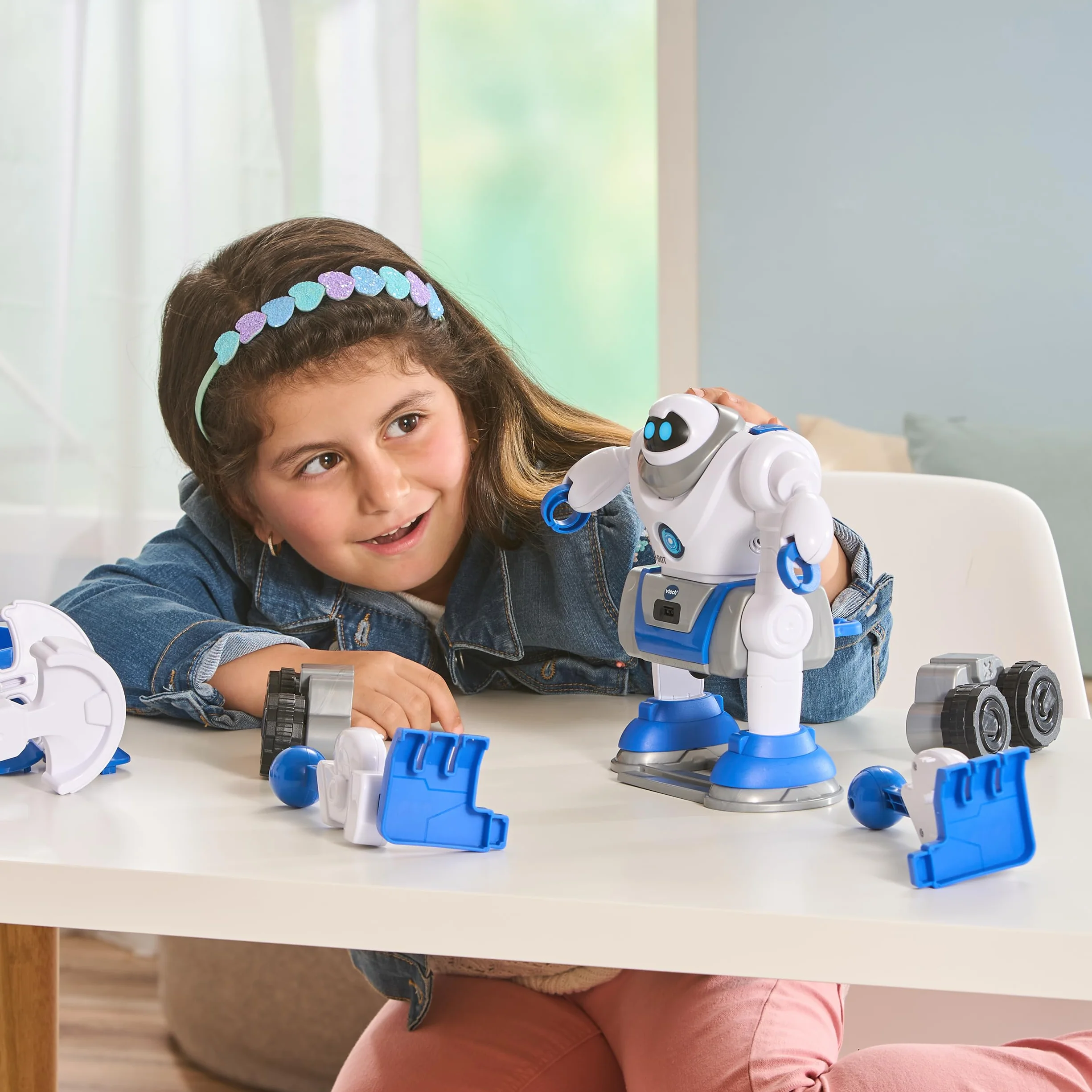 VTech V-Bot – robot 5 w 1 z silnikami i ekscytującymi misjami – dla dzieci w wieku 5-12 lat