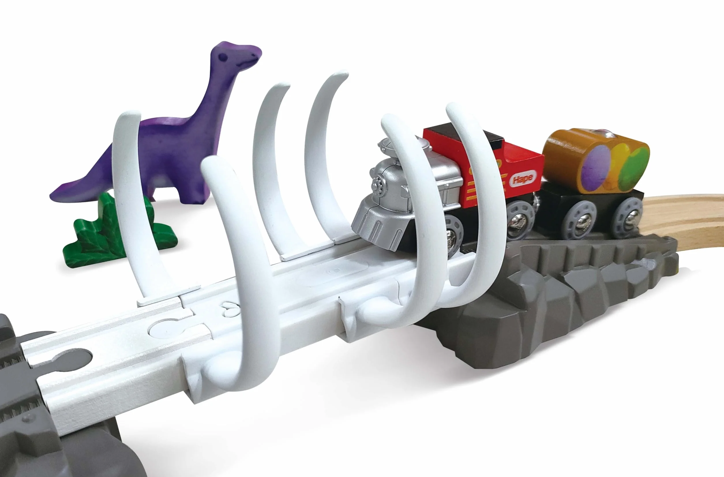 Hape Zestaw przygodowy kolejowy Dino