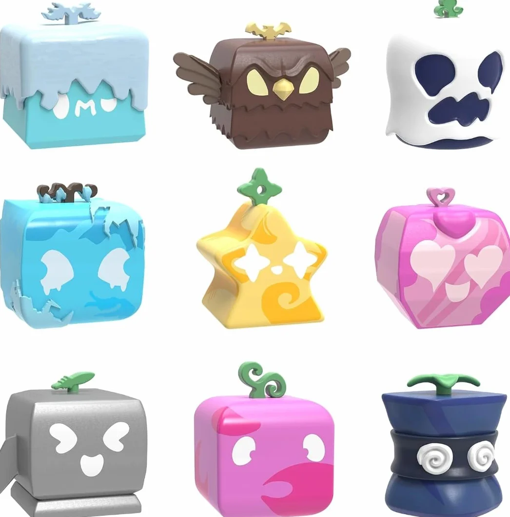 Blox Fruits Kolekcjonerska mini figurka 2 szt., [Multiplecolorsrelatedtobloxfruitstheme]