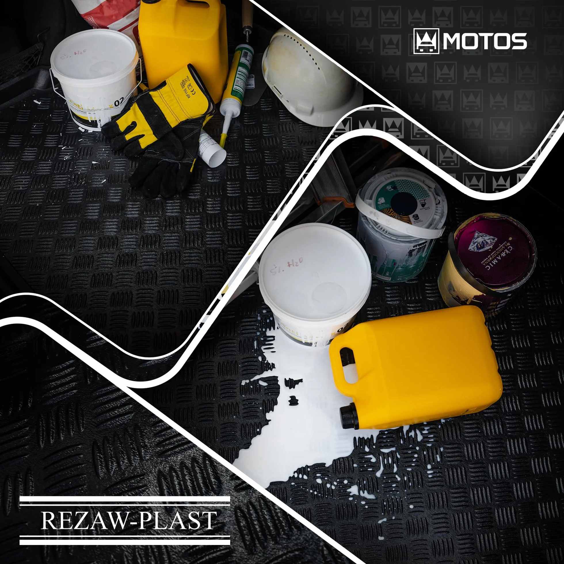 M MOTOS Mata bagażnikowa z PE pasuje do Mazda 3 II 2009-2013 Zwiększ komfort podróży dzięki wytrzymałej macie bagażnikowej - mata do bagażnika na każdą pogodę, ochrona przed zabrudzeniami