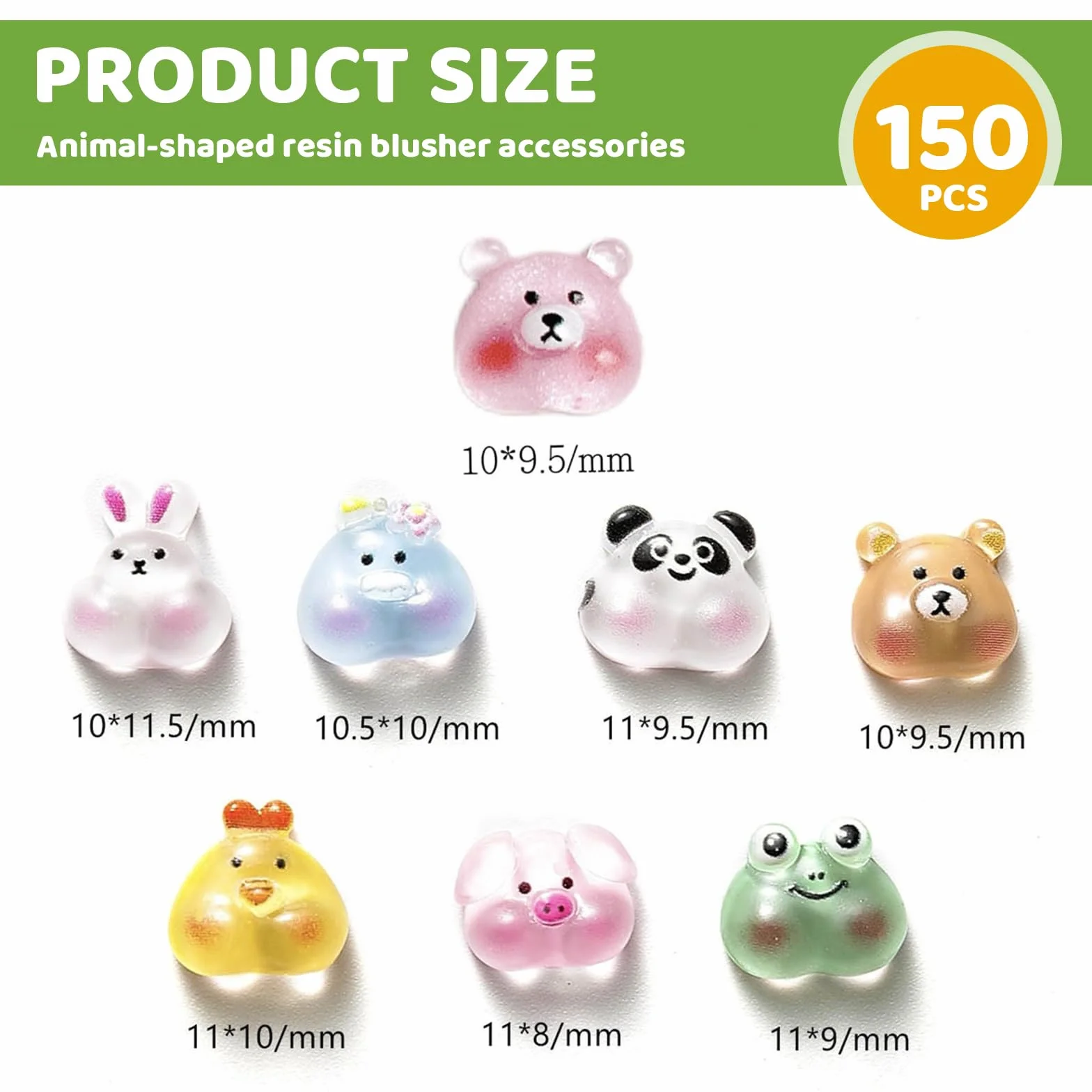 150 sztuk mini figurek zwierzęcych wykonanych z żywicy, urocze małe stworzenia z żywicy, kolekcja zawieszek z kreskówek, modele małych zwierząt, dekoracje z żywicy do samodzielnego zdobienia