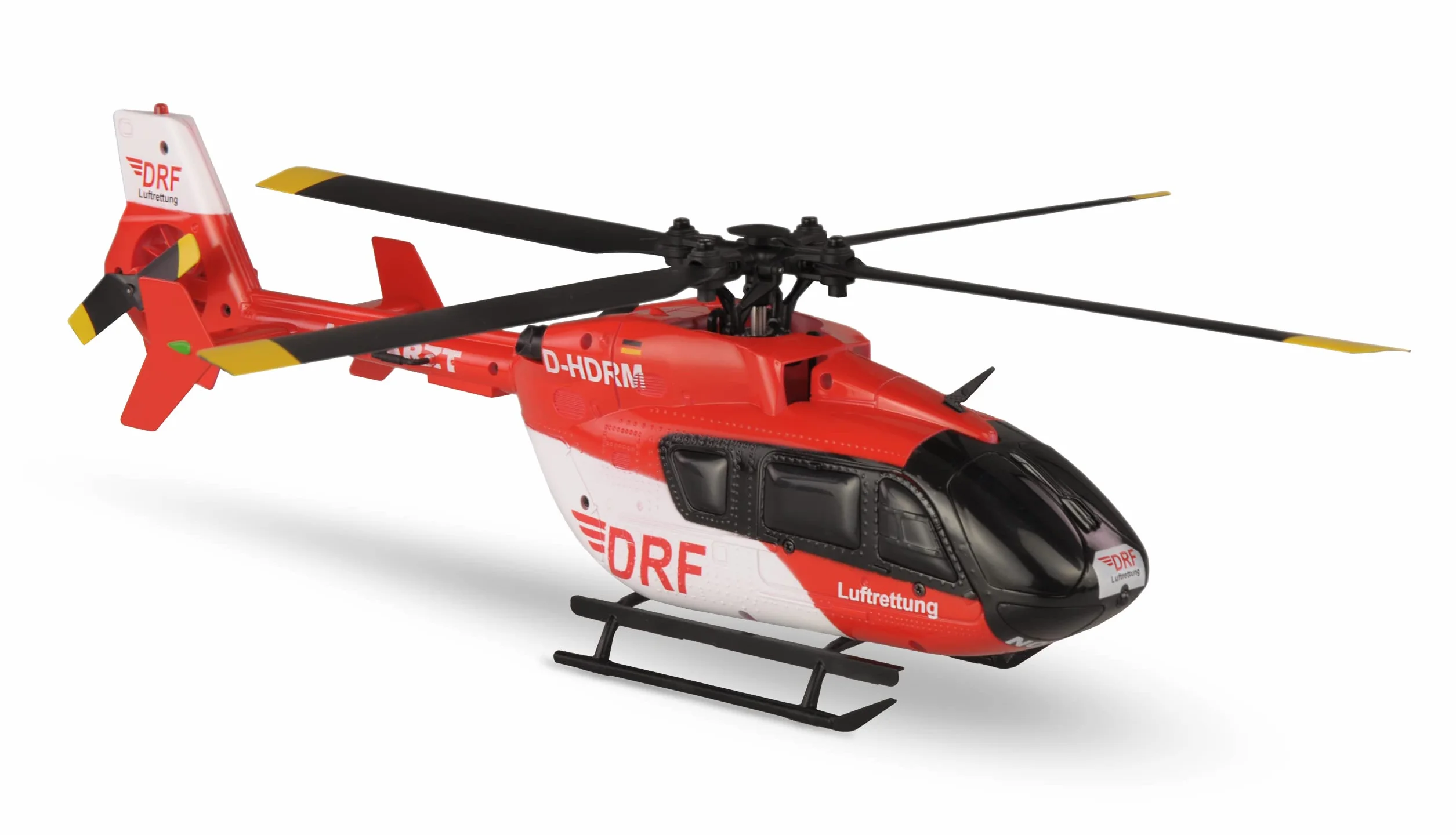 Amewi 25327 AFX-135 DRF 4-kanałowy helikopter 6G 2,4 GHz RTF, czerwony/biały