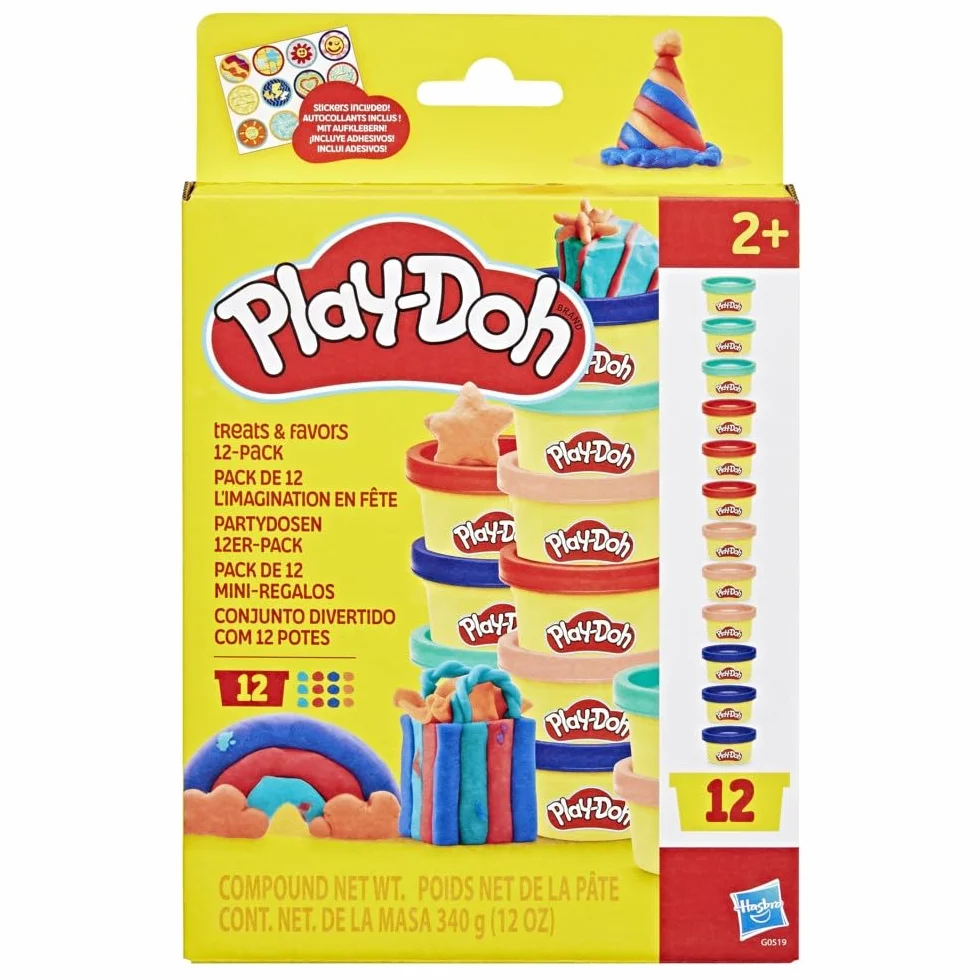 Dwunastopak Imprezowe prezenty z ciastoliną Play-Doh