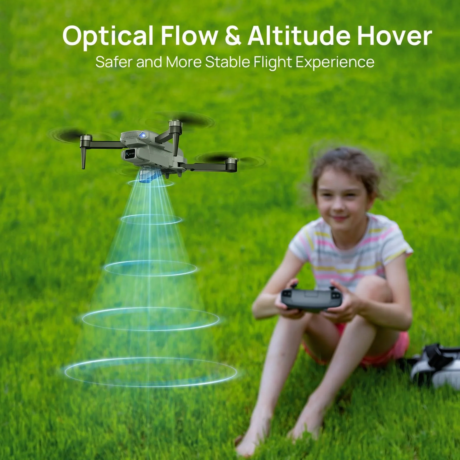 Ameta Dron dla Dorosłych z Kamerą 4K UHD, S20 Lite Bezszczotkowy Silnik FPV Składany dron RC dla Dorosłych i Dzieci z 36-minutowym Lotem, Fajne Zabawki na Prezent dla Chłopców i Mężczyzn (165 g)