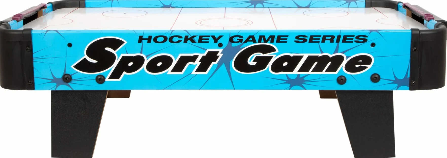 Małe stopy Tisch-Air-Hockey aus Holz und Kunststoff und Compakter Tischaufleger für Speedhockey