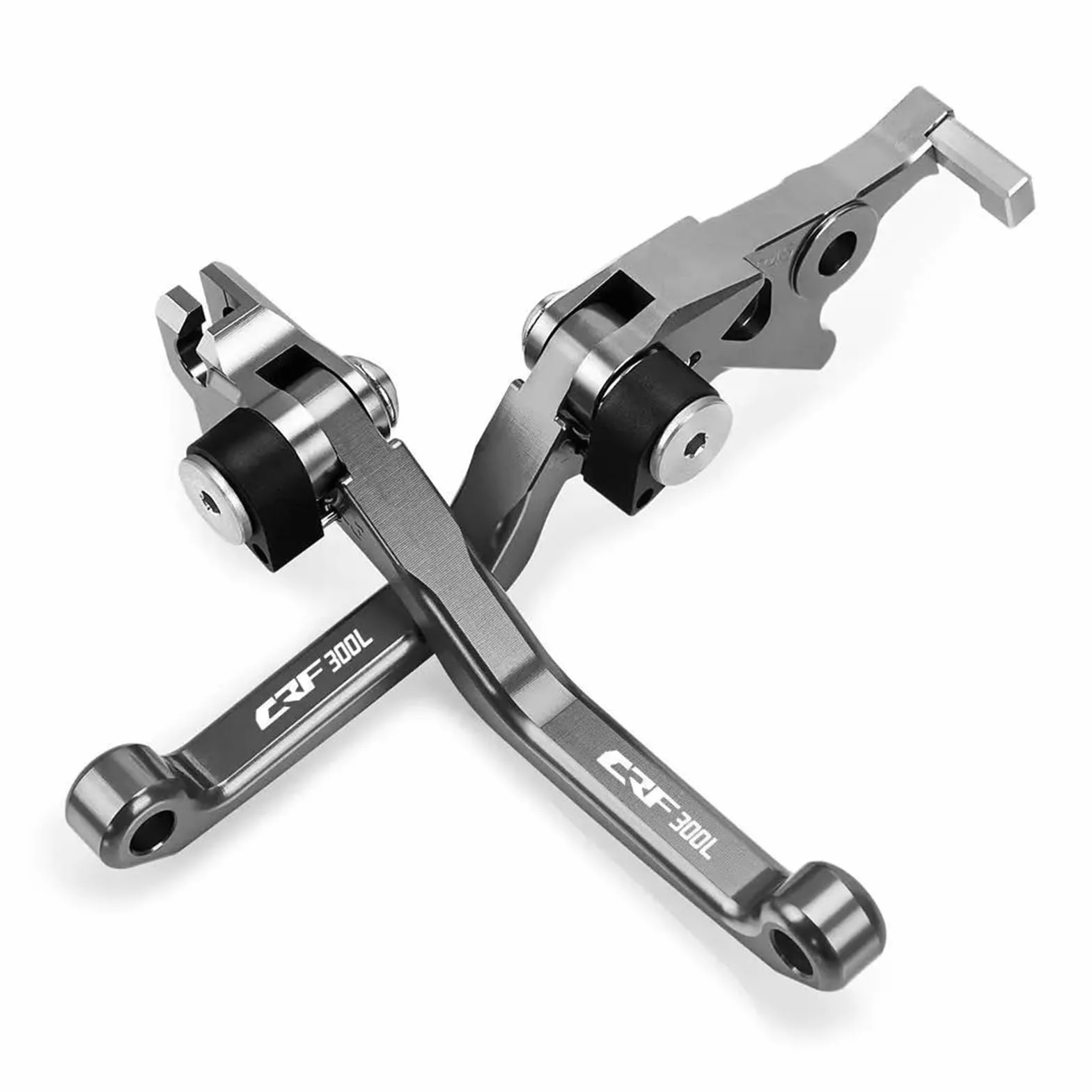 dźwignia sprzęgła hamulca motocykl Do HONDA CRF300L CRF 300L CRF300 L 2022 Motorcoss Accessories CNC Pit DirtBike Pivot Składane Dźwignie Hamulca I Sprzęgła uchwyt sprzęgła(A pair gray)
