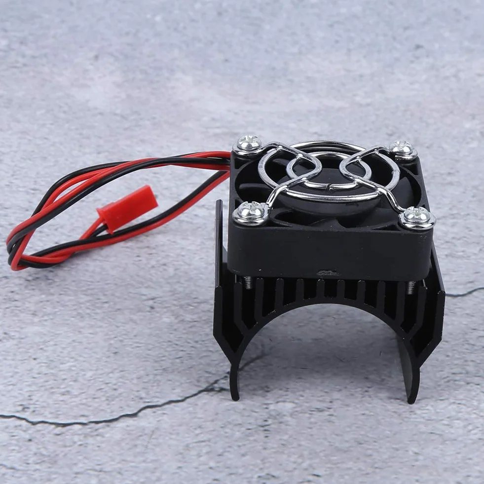 Keenso RC Chłodnica Radiatora 36 mm do Silnika 1/10 RC Car 540 3650 3660 3670 Czarna