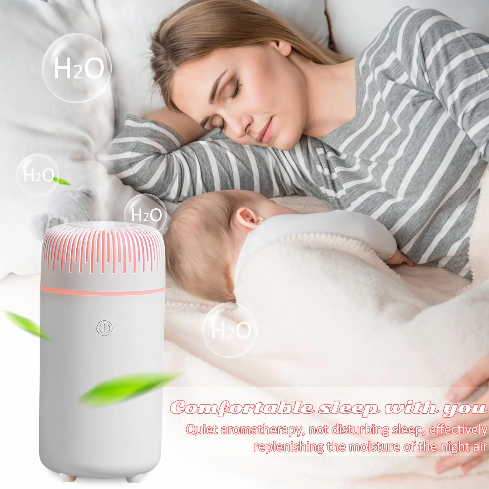 Nawilżacz samochodowy, dyfuzor do aromaterapii, 100 ml, mini nawilżacz mgły samochodowej, z 7 kolorowymi światłami, dyfuzor olejków eterycznych, odświeżacze powietrza do samochodu, biura, domu,
