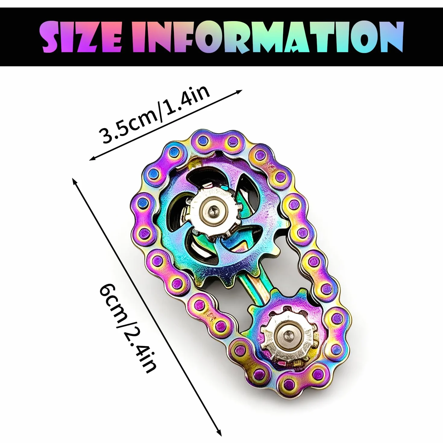 Cycle Chain Fidget Toy, Fidget Chain Sensory Toys