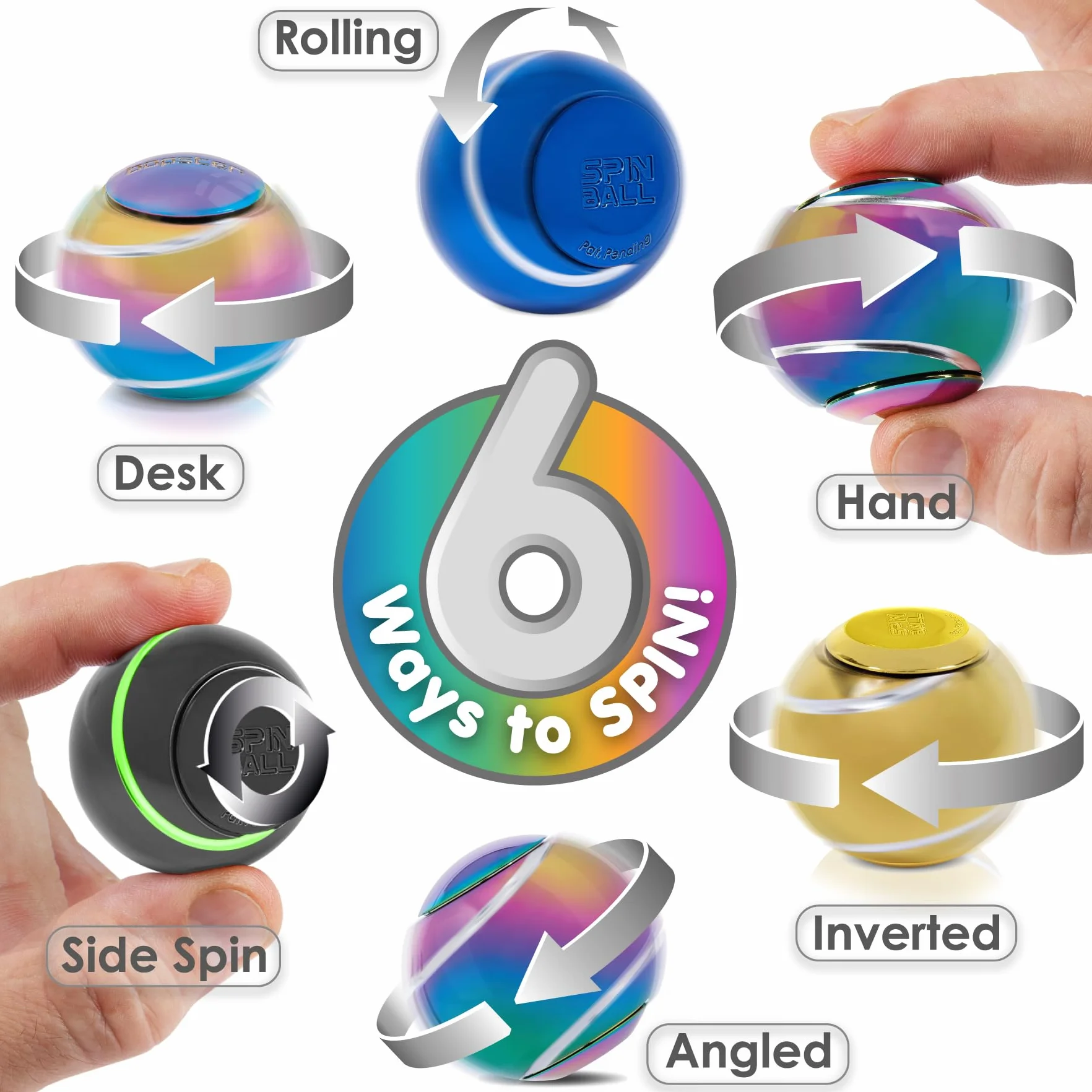 bopster Spin Ball - Multicoloured
