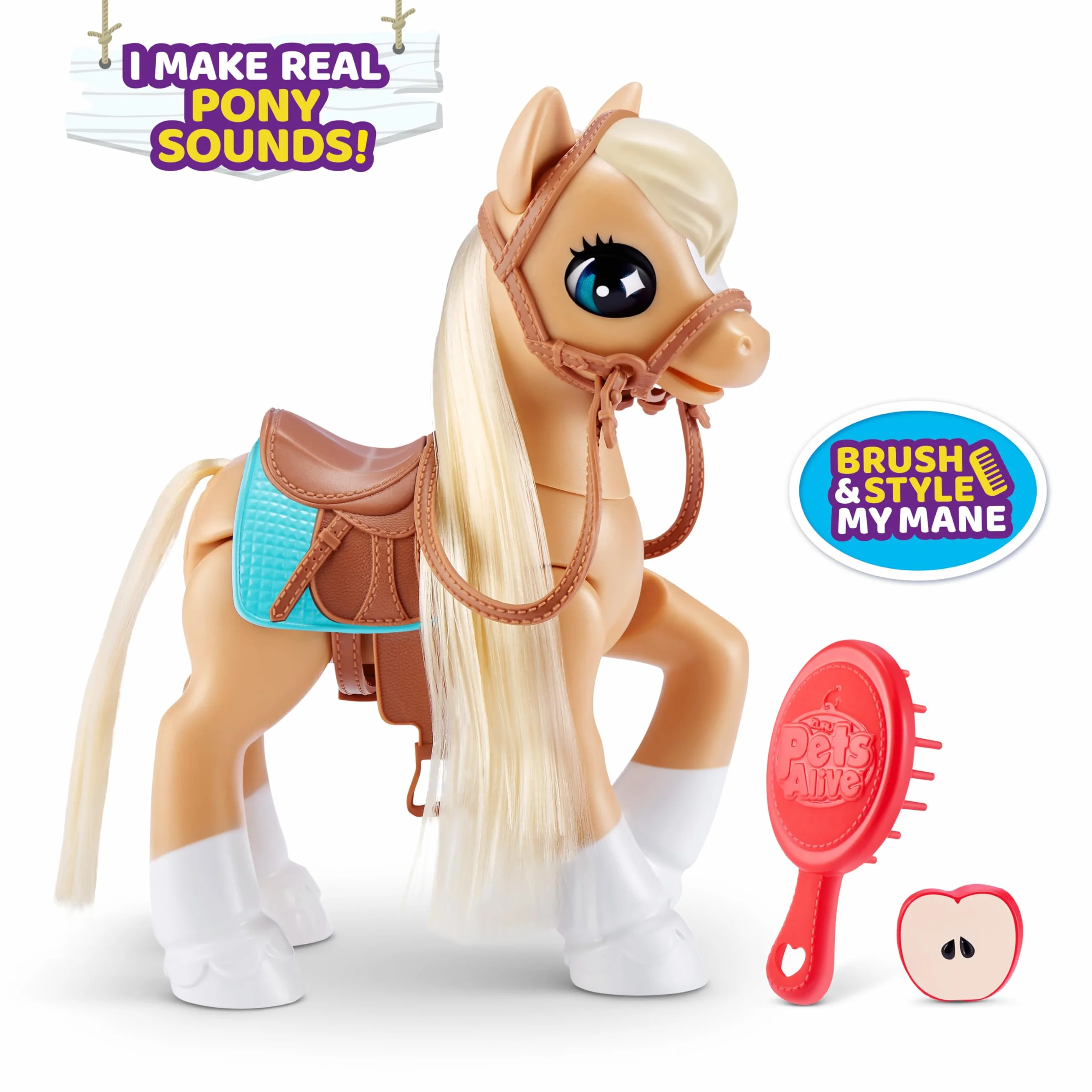 Pets Alive My Magical Pony i stabilny interaktywny robot zabawkowy zasilany baterią od ZURU