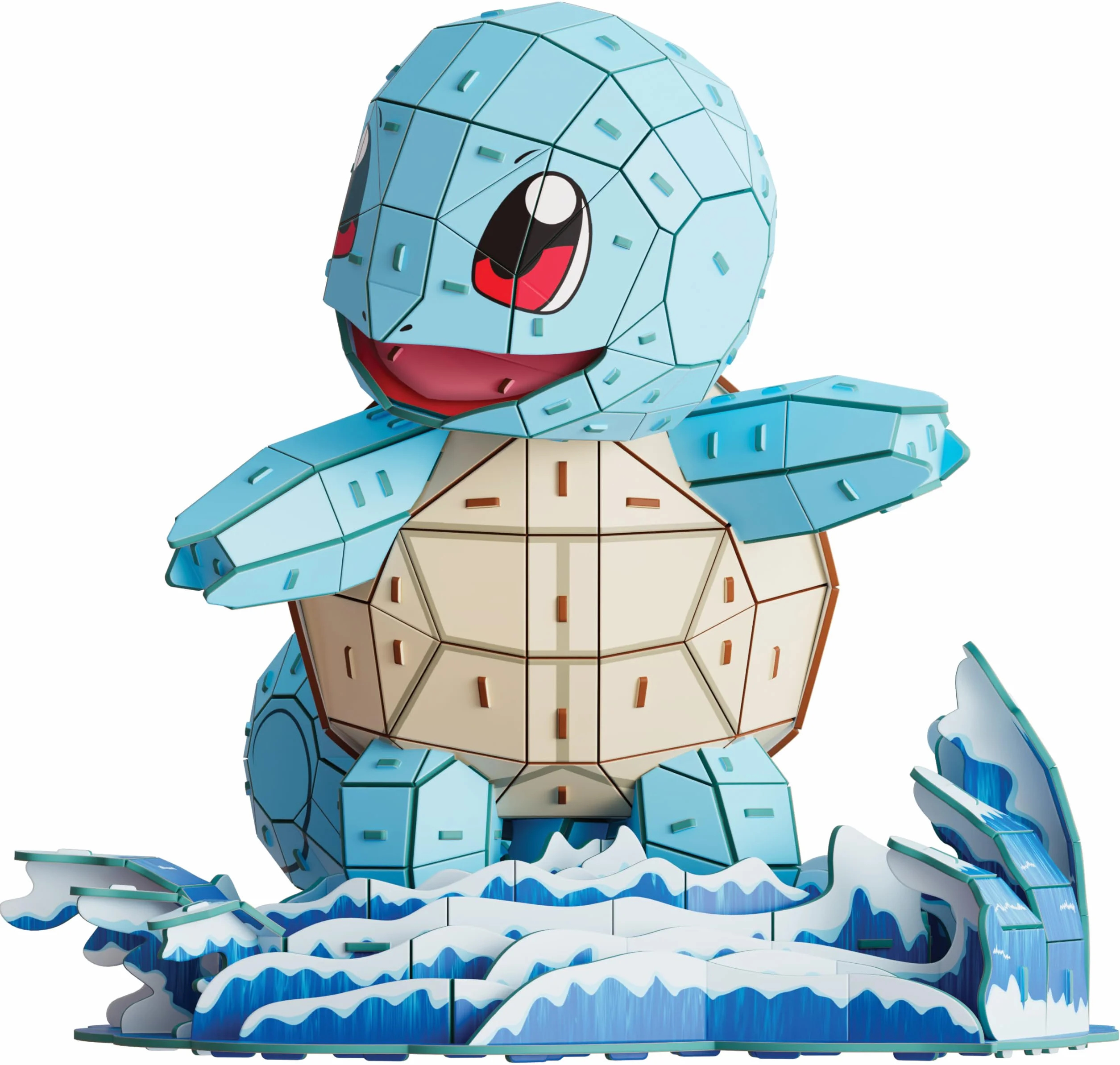 4D Build, Pokémon Squirtle 3D Zestaw do składania, Pokémony do kolekcjonowania, Puzzle 3D dla dorosłych i nastolatków, 180 elementów, dla osób w wieku od 12 lat
