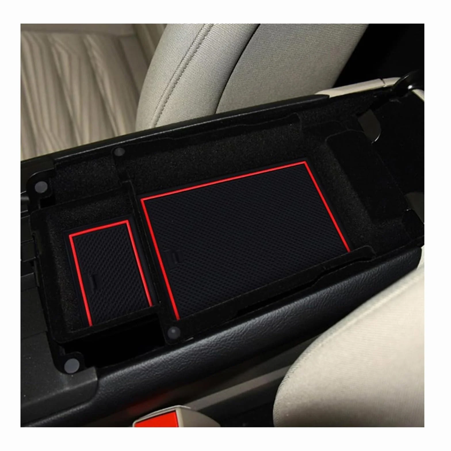 Rowek na drzwiach samochodu kubek antypoślizgowa poduszka nakładka na szczelinę w bramie kompatybilna z akcesoriami wnętrza Ford Fusion Mondeo 2018-2019(White)