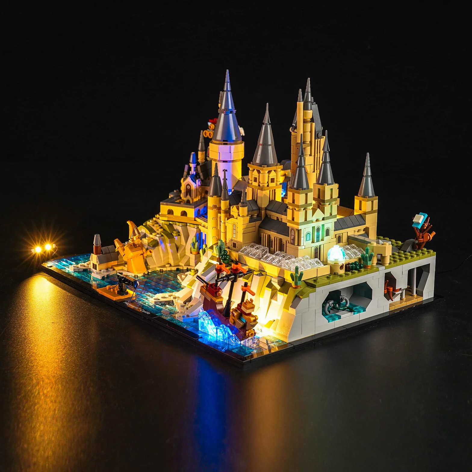 Zestaw świateł LED kompatybilny z Lego 76419 Hogwart Castle and Grounds, zestaw oświetlenia dekoracyjnego dla Lego Hogwart Castle and Grounds, kreatywne zabawki