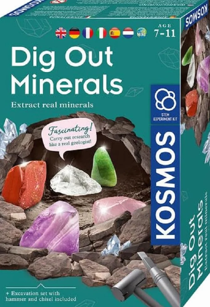 MBE Dig Out Minerals INT: Experimentierkasten