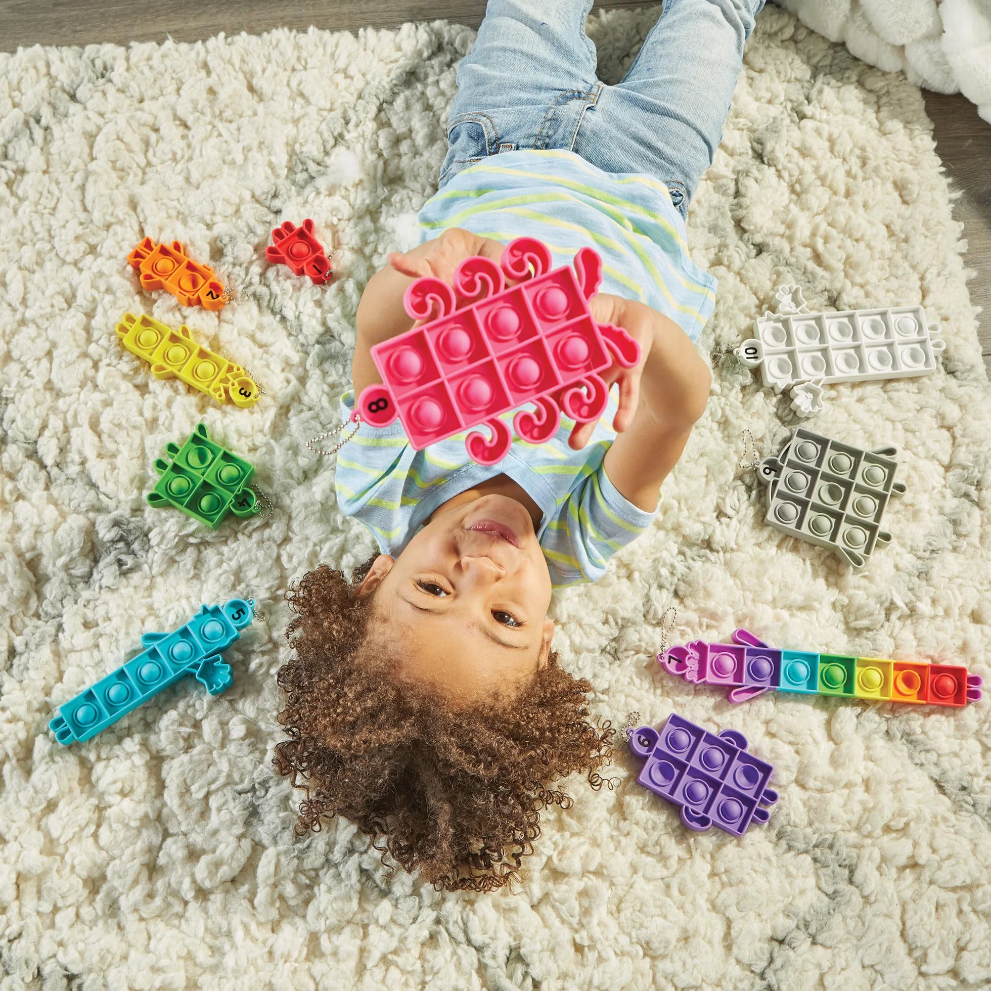 Learning Resources Numberblocks Bubble Poppers – Fidget i Nauka Liczb, Zabawka Podróżna 3-6 Lat