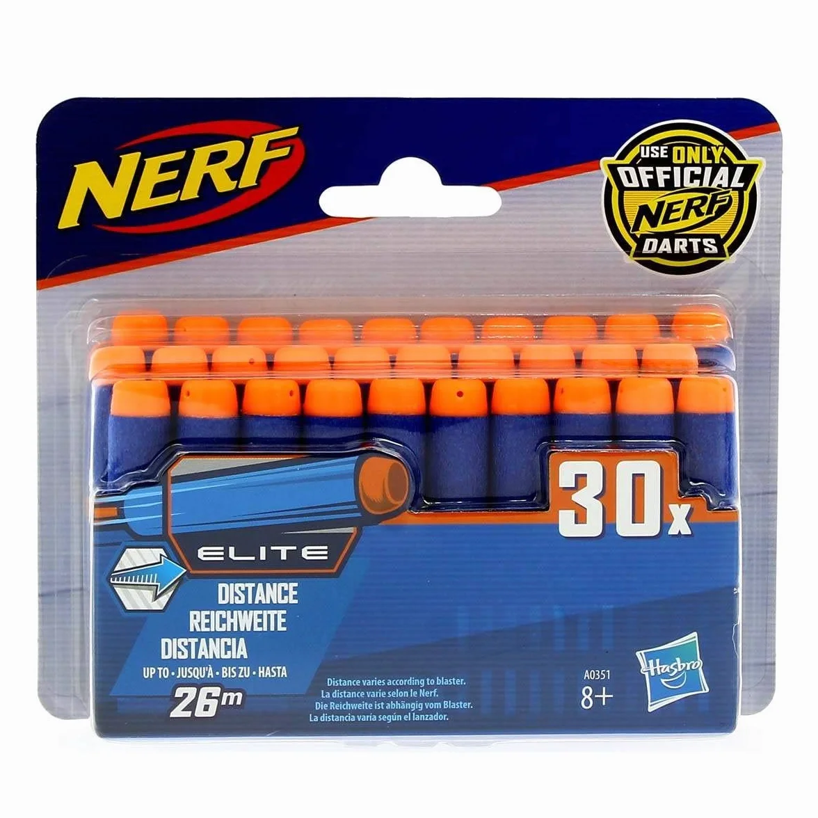 NER NSTRIKE 30 DART REFILL