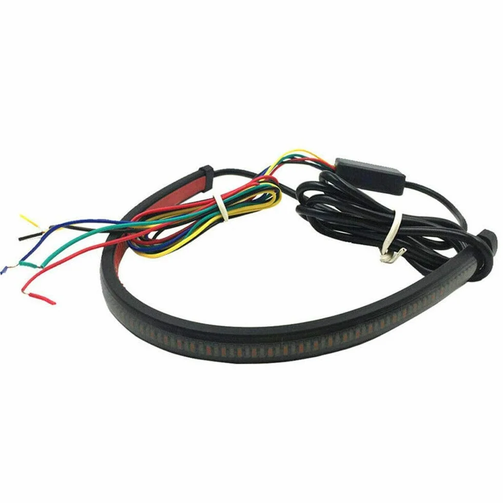 Tylne światło motocykla, wodoodporna listwa świetlna LED kierunkowskazu do każdego motocykla, długość 20 cm
