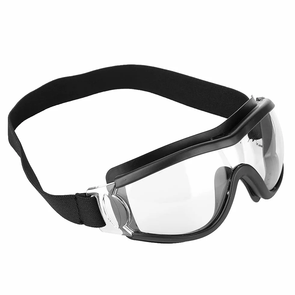 Bnineteenteam Regulowane Gogle Motocyklowe Anty Mgły, Wiatroodporne, Okulary Bezpieczeństwa z ochroną Oczu, Przezroczyste Soczewki do Jazdy na Nartach, Jazda na Rowerze