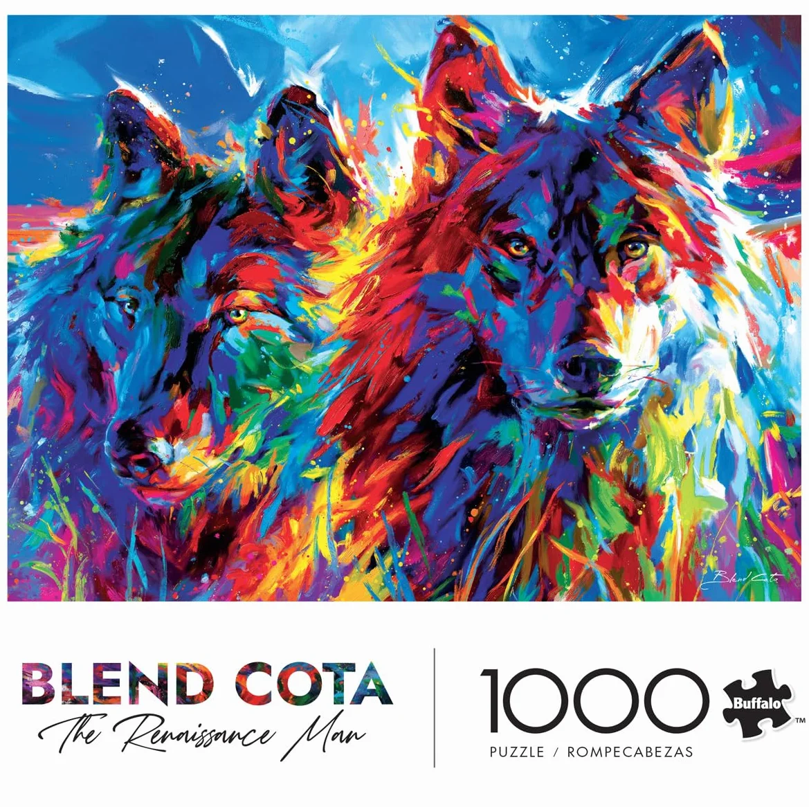 Buffalo Games - Blend COTA - Wolves True Love - 1000 Piece Jigsaw Puzzle for Adults - Challenging Puzzle Perfect for Game Nights - Finished Size is 26.75 x 19.75