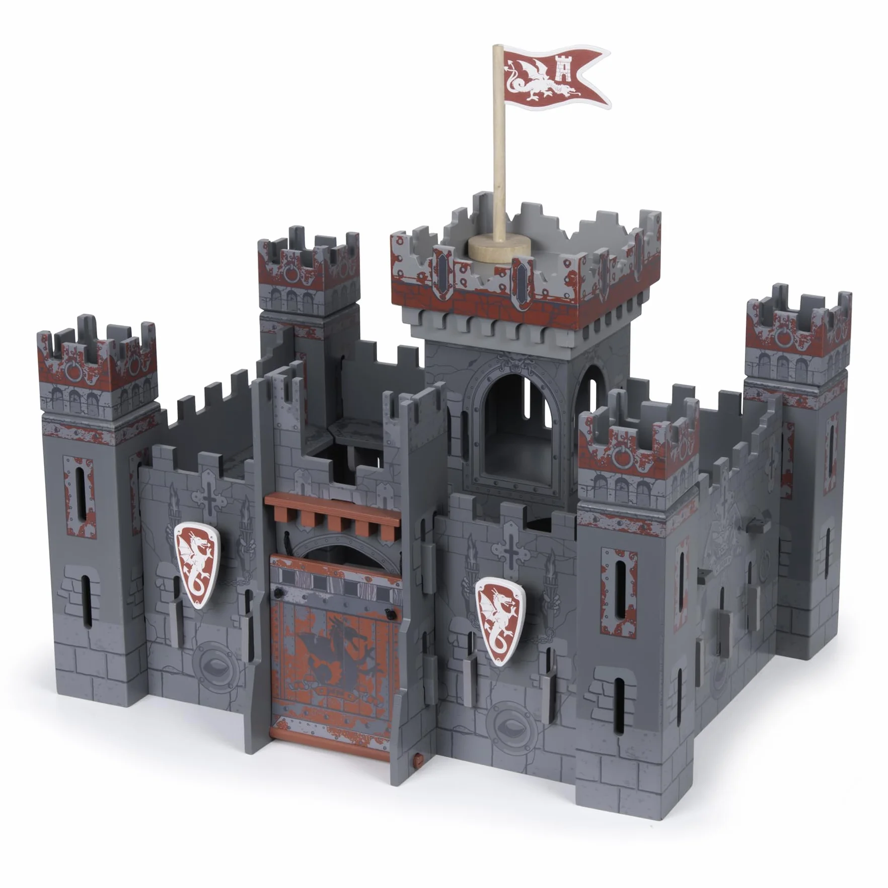 Papo - 60053 - Fantasy Burg - średniowiecze i fantasy - dla dzieci - odpowiedni dla chłopców i dziewczynek - od 3 lat, brązowy