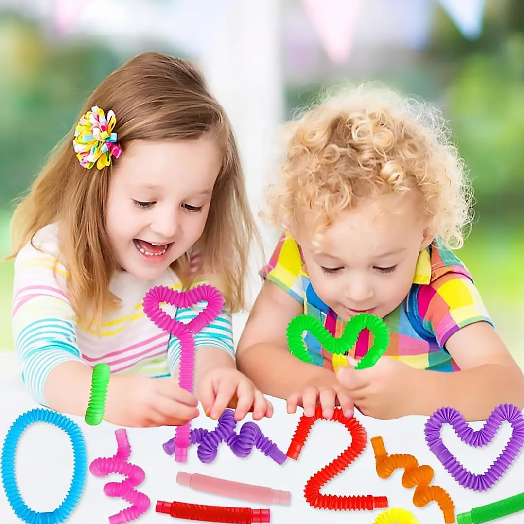 Mini Pop Tubes Zabawka Edukacyjna Sensoryczna dla Dzieci Łagodzenie Stresu