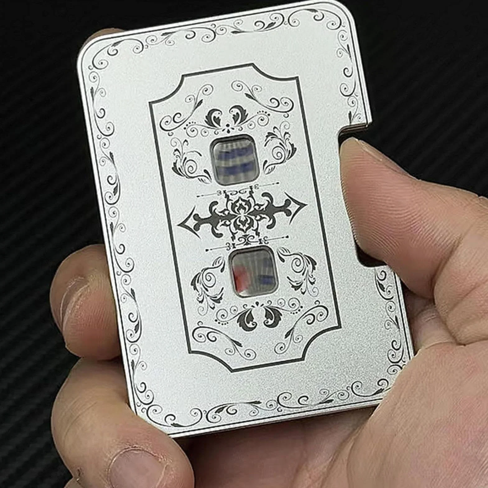 Mechaniczna kostka 3D, automatyczna gra w kostkę, zabawka fidget wciskana, transformacja Dices Games Sensory Toys, stop aluminium, ułatwiająca napięcie, interaktywna zabawka (7 x 5 cm)