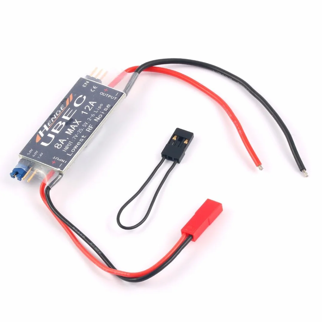 8 A wyjście UBEC 5 V / 6 V / 8 A maks. wejście 12 A 7 V-25,5 V 2-6S Lipo / 6-16 ogniw Ni-Mh tryb zmienny BEC do helikoptera RC